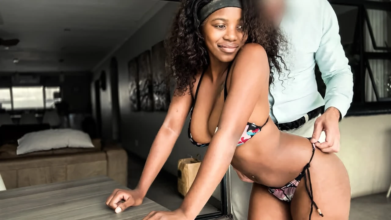 Submissive 18yo Ebony Bends Over For BWC Producer To Get Modeling Job