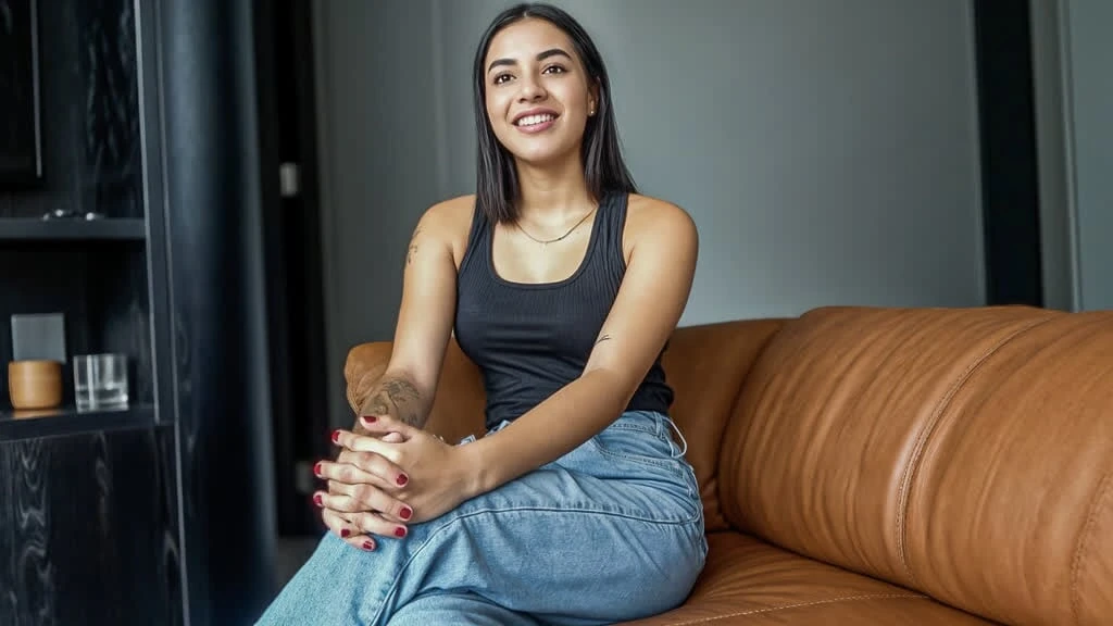 Big Booty 18yo Latina Cutie Riding Big Cock American Producer In Amateur Casting