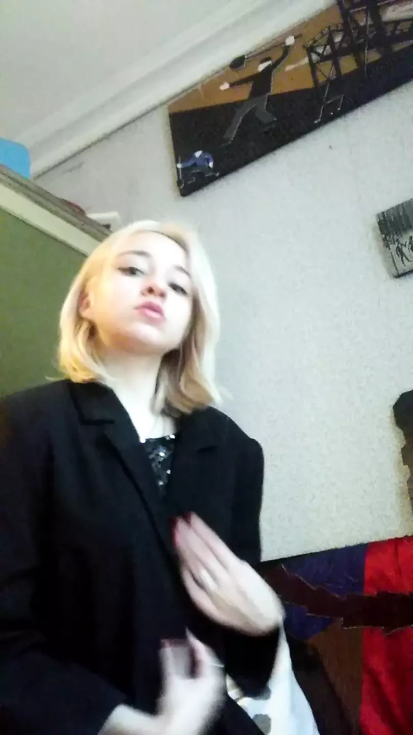 Home gentle charming striptease