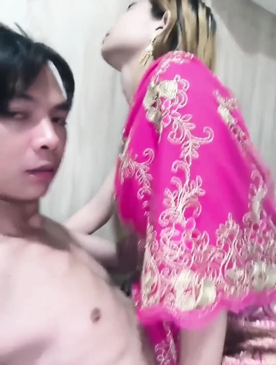 Cherry Pink Thai Dress