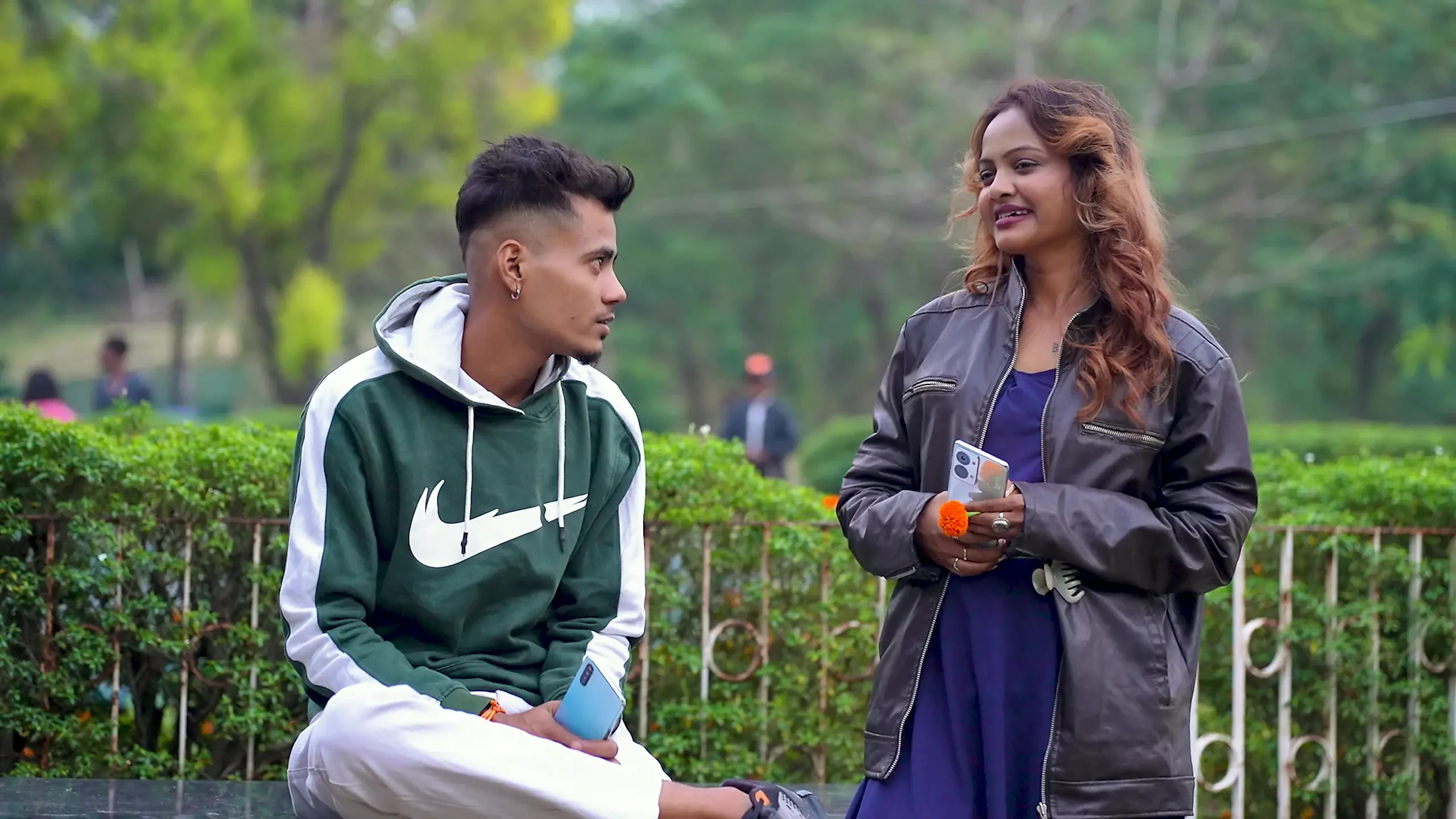 stepBrother had hardcore sex with step sister in the forest