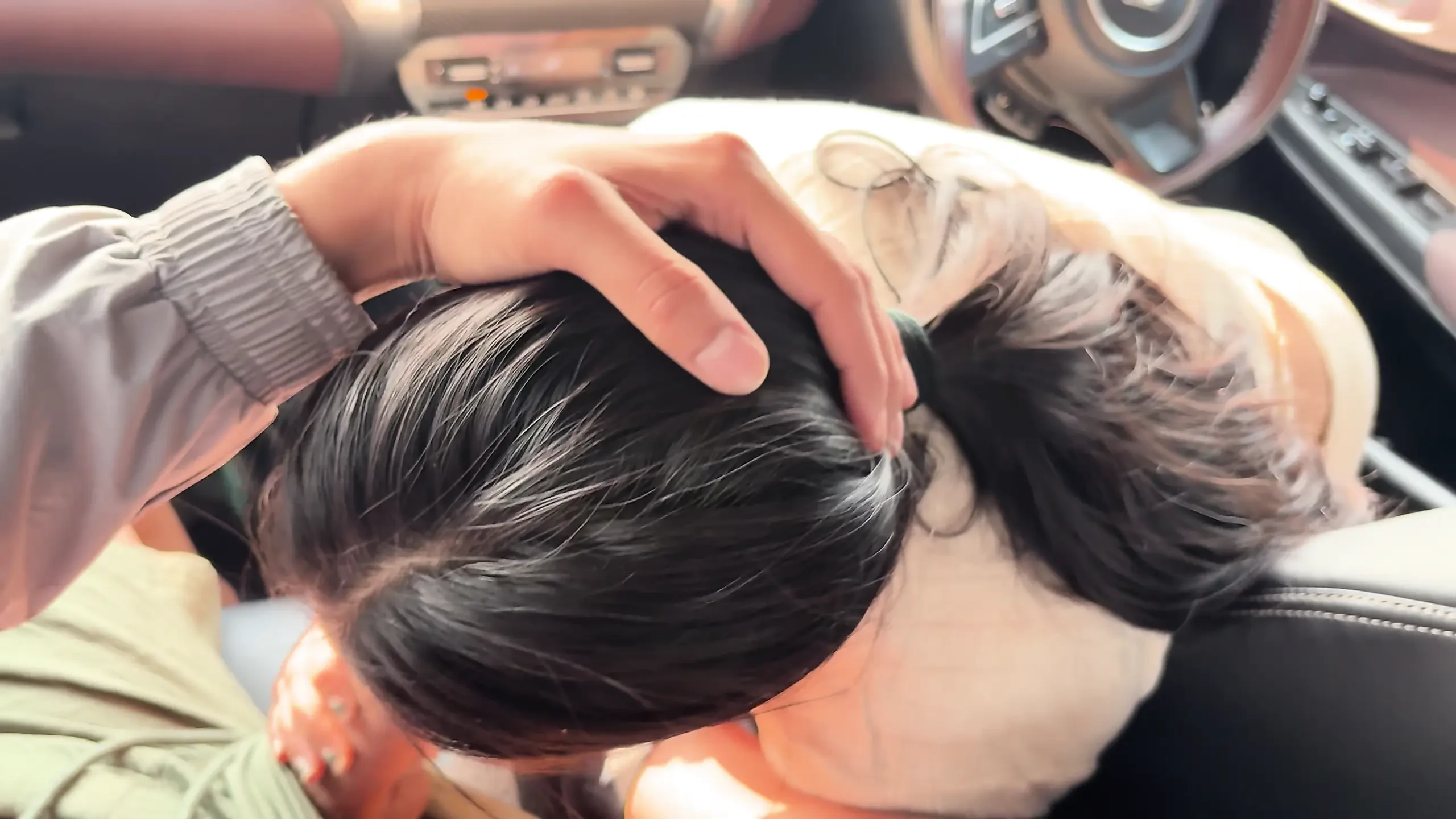 Almost fucked my her giving her driving lessons