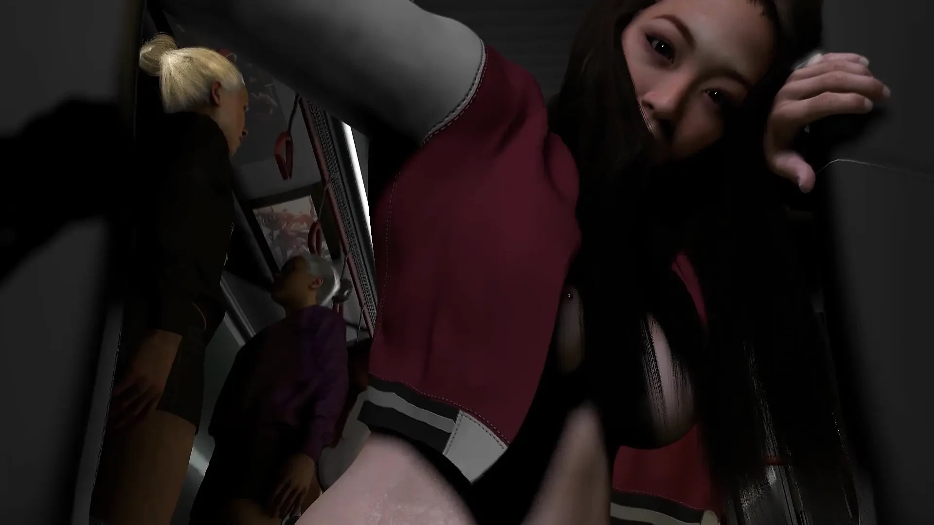 Asian Girl Rides Dick In The Bus Bus – POV Experience