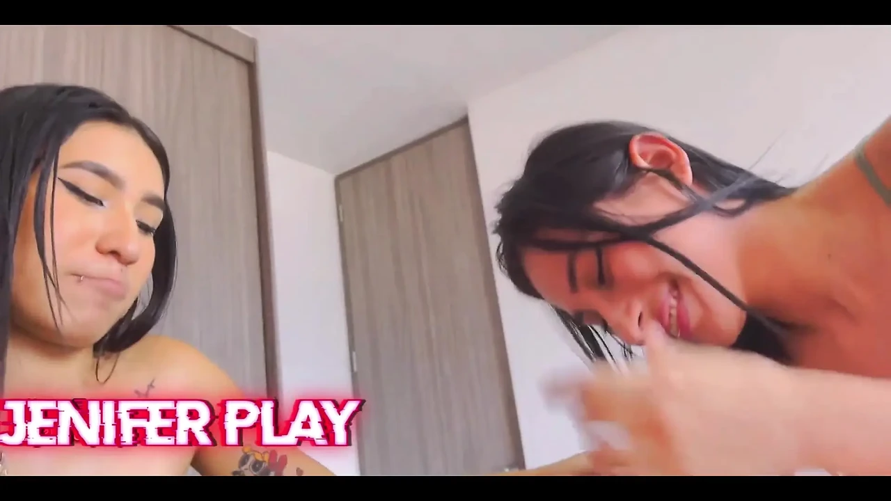 A Couple of Stepsisters Fuck with Stepdad to Wish Him a Merry Christmas