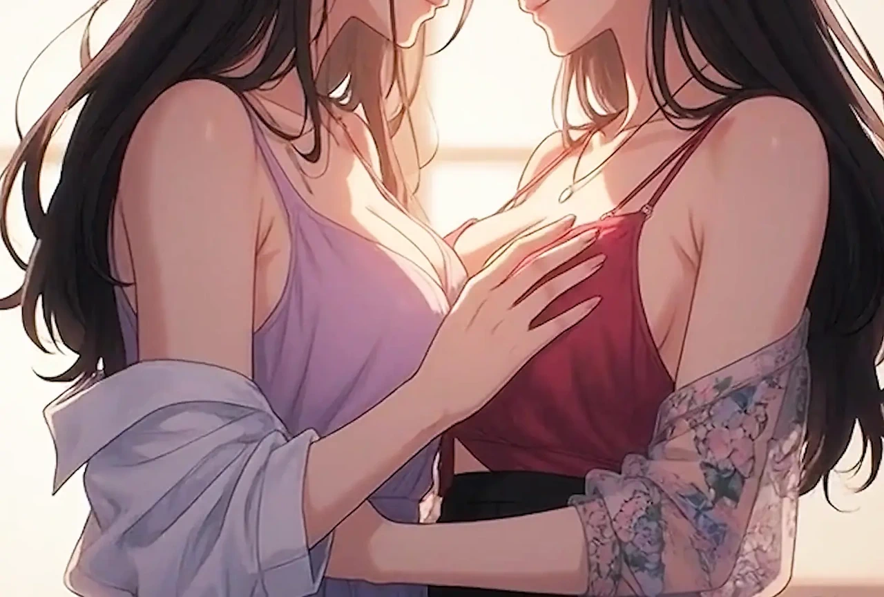AI Generated Kissing Cartoon content, Uncensored video of 18 Year old Anime Girl, 3D Porn Cartoon on closeup by Kiidzy Animates