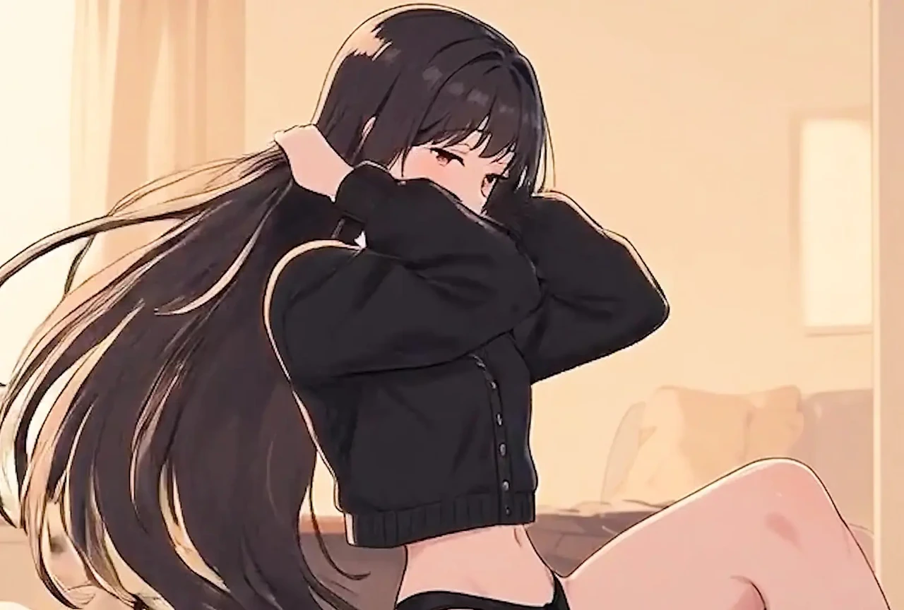 AI Anime Hentai Uncensored, Uncensored video of 18 Year old Teen Hentai MILF, 3D Hentai Cartoon on closeup by Kiidzy Animates